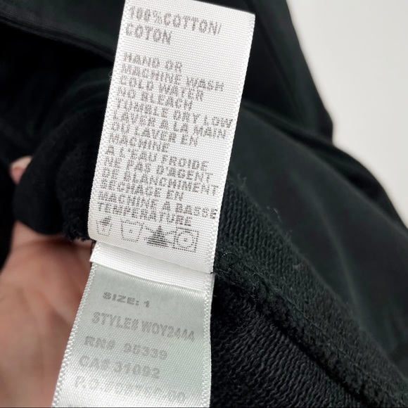 James Perse Surplus Wrap Jacket Black Size 1 Small - Picture 11 of 14